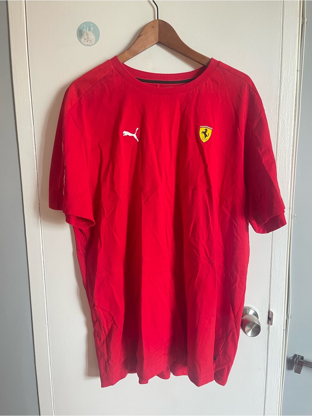 New Mens Authentic Puma Ferrari Red Tee. Size 2xl
